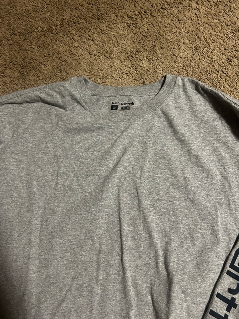 Carhartt Men’s Long-Sleeve Logo Tee size XL - Picture 4 of 6